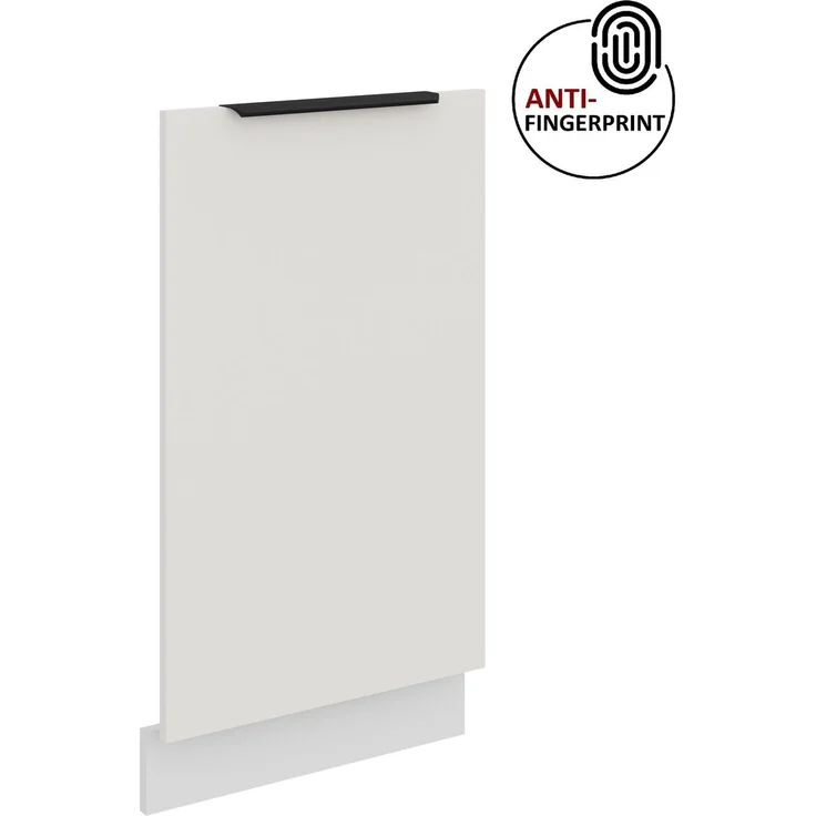 Frontblende für vollintegrierten Geschirrspüler 45 cm ARIA Weiss ultra matt + Weiss matt, hochwertige Fronten mit Anti Fingerprint Beschichtung Küchenzeile Küchenblock – Bild 4