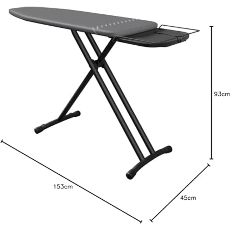 LAURASTAR Bügelbrett PLUSBOARD, Bügelfläche 125x42 cm, elegantes Design – Bild 6