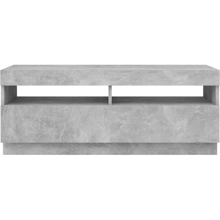 vidaXL TV-Schrank mit LED-Beleuchtung Betongrau 100x35x40 cm 804458 – Bild 5