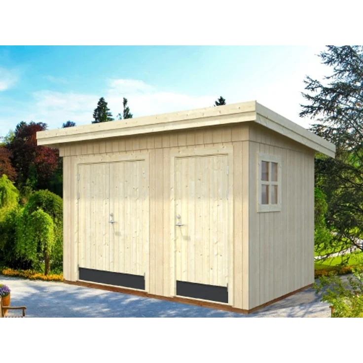 Palmako Gartenhaus Kalle 66 m² Gartenhaus aus Holz Holzhaus mit 88 mm Wandstärke Blockbohlenhaus – Bild 1