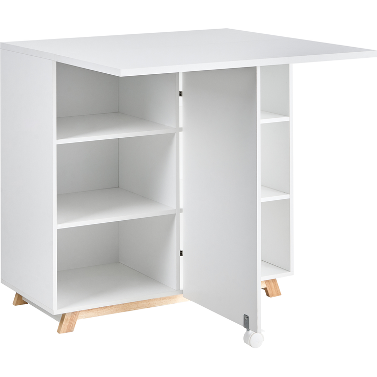 Sekretär FLOMOT Weiß 80 cm 40 80 cm klappbar