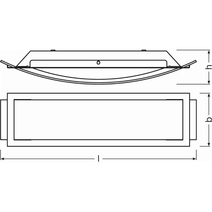 Osram LED Wand- und Deckenleuchte, Leuchte für Innenanwendungen, Warmweiß, 435,0 mm x 117,0 mm x 71,0 mm, Lunive Arc – Bild 5