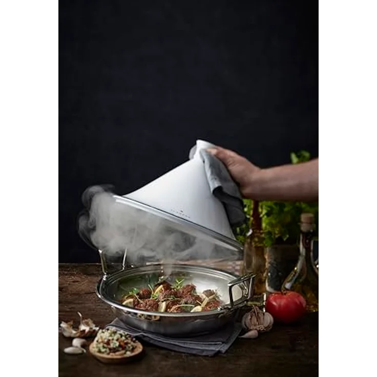 Scanpan Impact Tajine Impact, 28 cm, Edelstahl, 28 cm, 36 x 36 x 35 cm, 2 Einheiten – Bild 7