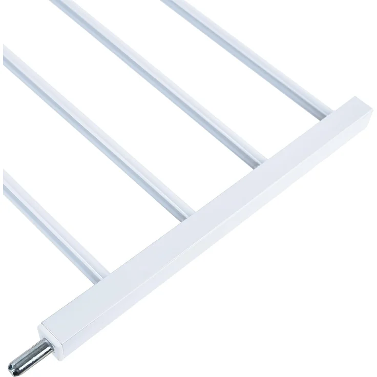 Absperrgitter Treppenschutzgitter weiß für 105-135cm Durchgang 110cm Hoch – Bild 6
