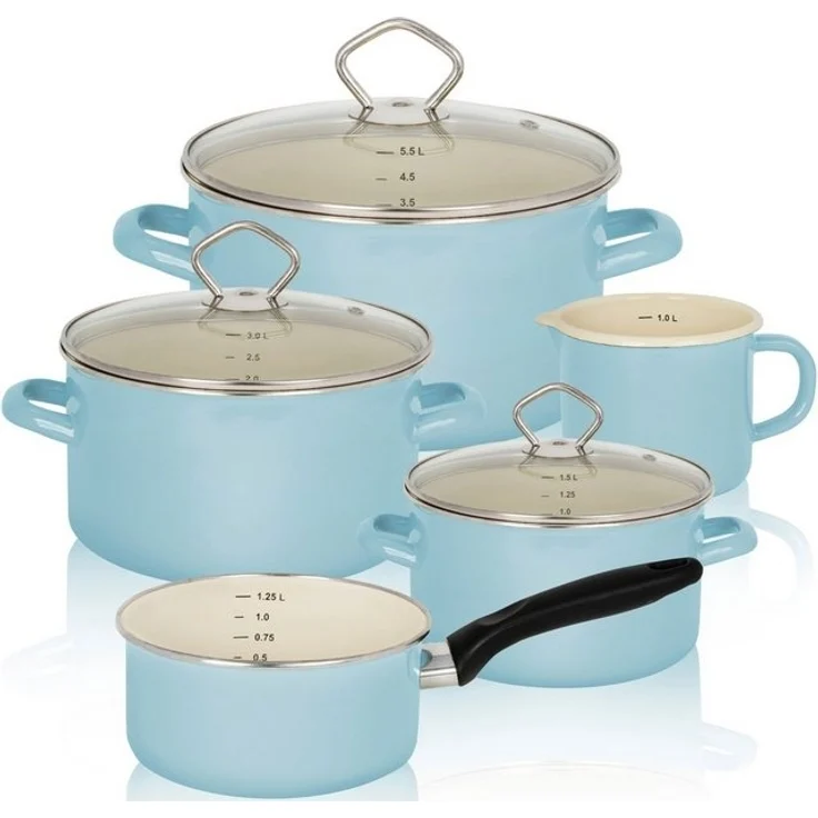 Karl Krüger 89566PAB Topf-Set Sylt 5-tlg, induktionsfähig / Kochtöpfe / Topfset – Bild 4