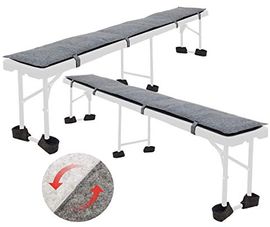 Dunedesign Bierbankauflage, 220 x 25 cm, Grau