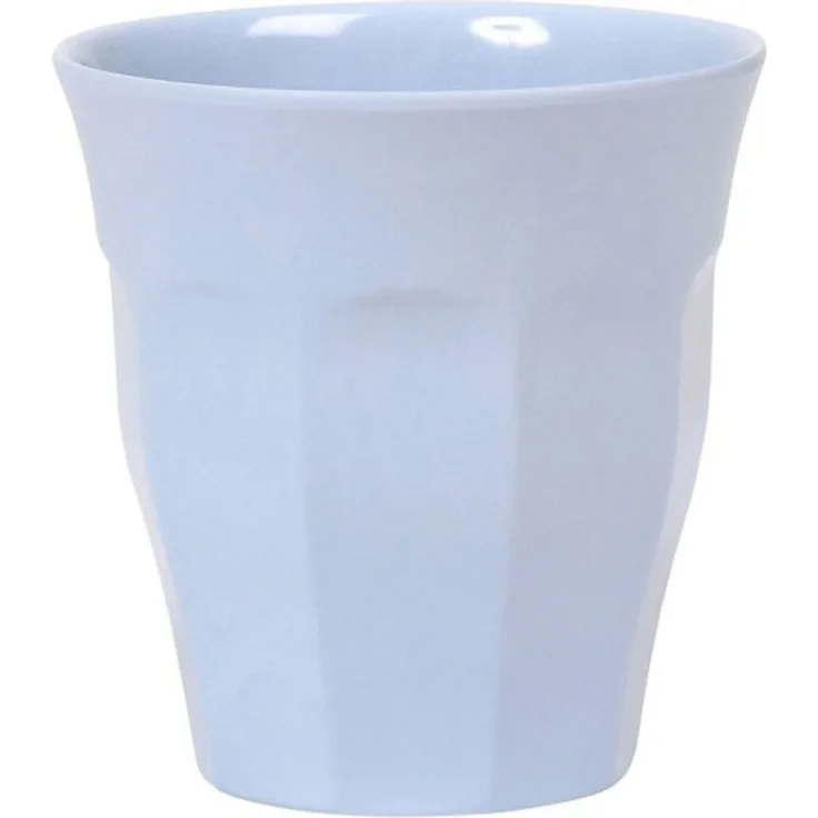 RICE A/S Becher Rice Becher Melaminbecher aus 100% Melamin Soft Blue medium
