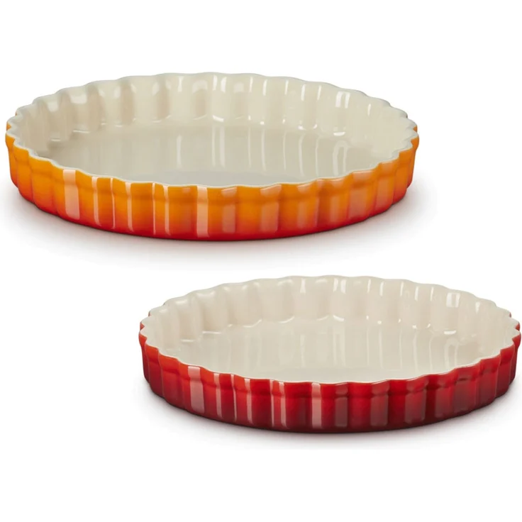LeCreuset Tarteform aus Steinzeug 24cm | Ofenrot : Ofenrot – Bild 4