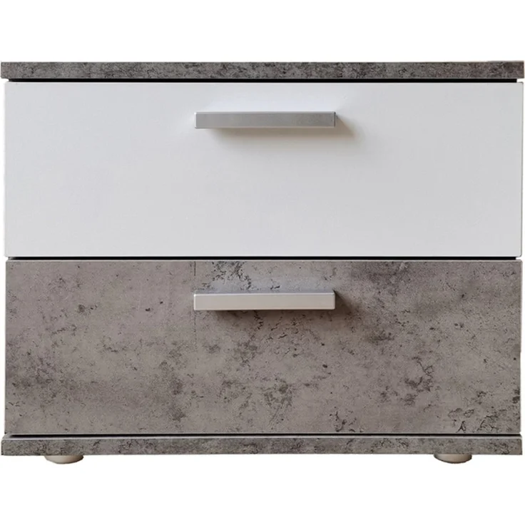 HTI-Line Nachtkommode Nachtschrank Nina mit zwei Schubladen (Stück, 1 St, 1 Nachtschrank), Nachttisch Nachtkommode Nachtkonsole – Bild 1