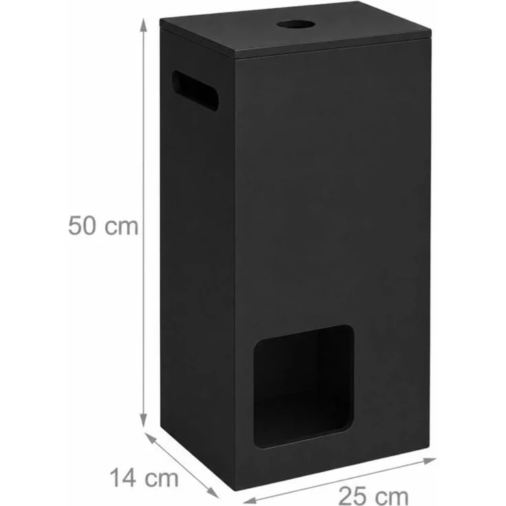 Relaxdays Toilettenpapier Aufbewahrung 8 Rollen – Bild 4