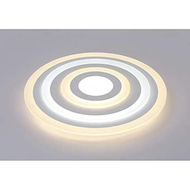 Euroton LED Deckenleuchte LED Deckenleuchte Deckenlampe 80*65*9 Fernbedienung dimmbar, LED fest integriert, kalt-warm 7000k-3000k stufenlos einstellbar, Mit Fernbedienung steuerber