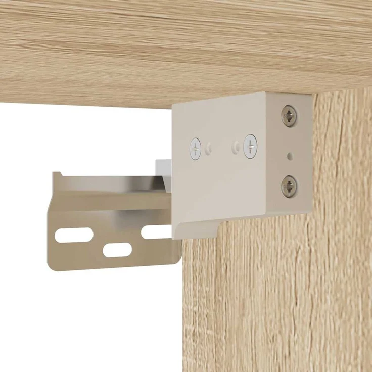 vidaXL Bad-Wandschrank Sonoma-Eiche 80x25x30 cm Holzwerkstoff 860078 – Bild 9