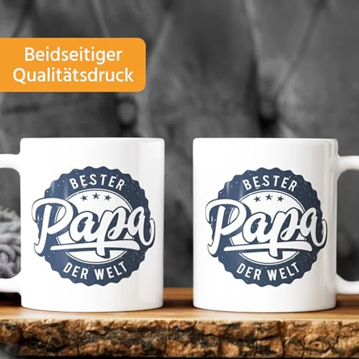 MoonWorks Tasse Kaffeetasse Bester Papa der Welt Geschenk Geschenktasse MoonWorks®, Keramik – Bild 4