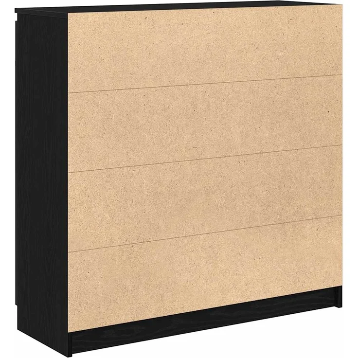 vidaXL Sideboard mit Schubladen Schwarz Eichen-Optik 100,5x35x98,5 cm 3328454 – Bild 7