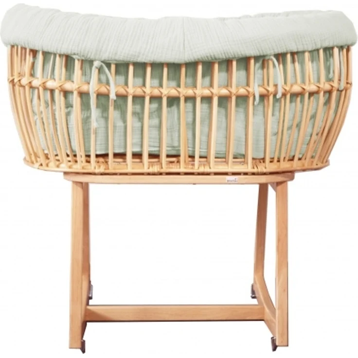 Geuther 1110 Schaukelwiege Rocker - Natur Mint – Bild 1