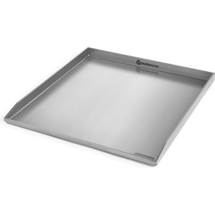 BURNHARD® Plancha Grillplatte Edelstahl für FRED Gasgrill, massiv, rostfrei, spülmaschinenfest, 41,5 x 40 x 3,5 cm – FRED Plancha - Multi-Color - #944504_1 – Bild 2