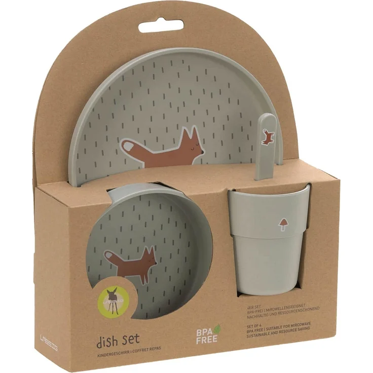 Lässig Geschirr-Set 4-tlg. Little Forest Fox – Bild 6