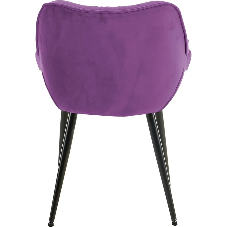 CLP Stuhl Tanna Samt Gesteppt,lila – Bild 5