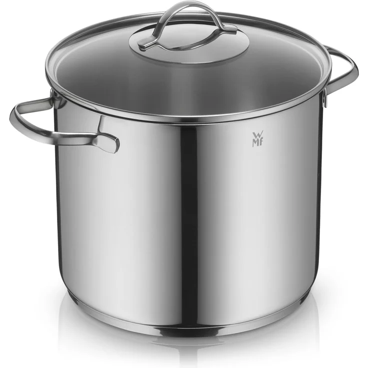 WMF 'Provence Plus' Suppentopf mit Glasdeckel, Ø 24 cm, 8,8 Liter, Cromargan Edelstahl poliert, unbeschichtet, backofengeeignet – Bild 1
