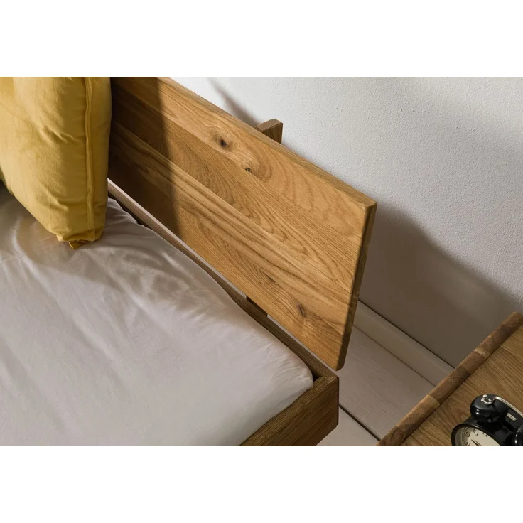 Bett Wildeiche 200 x 200 x 70 natur geölt TomMe #107 – Bild 7