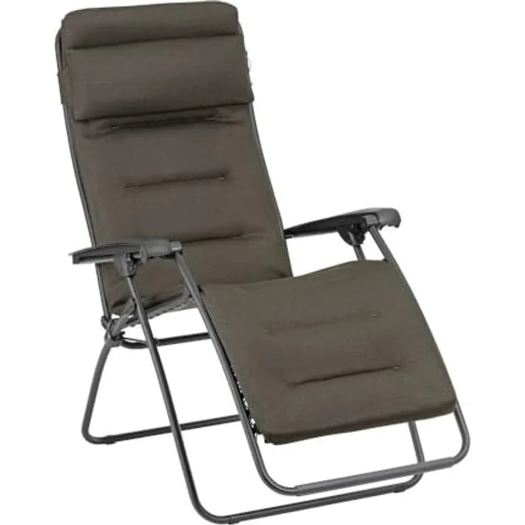 Lafuma RSX CLIP Air Comfort® Relaxliege, Taupe, ergonomisch verstellbar, UV-beständig, Outdoor-Textilgewebe
