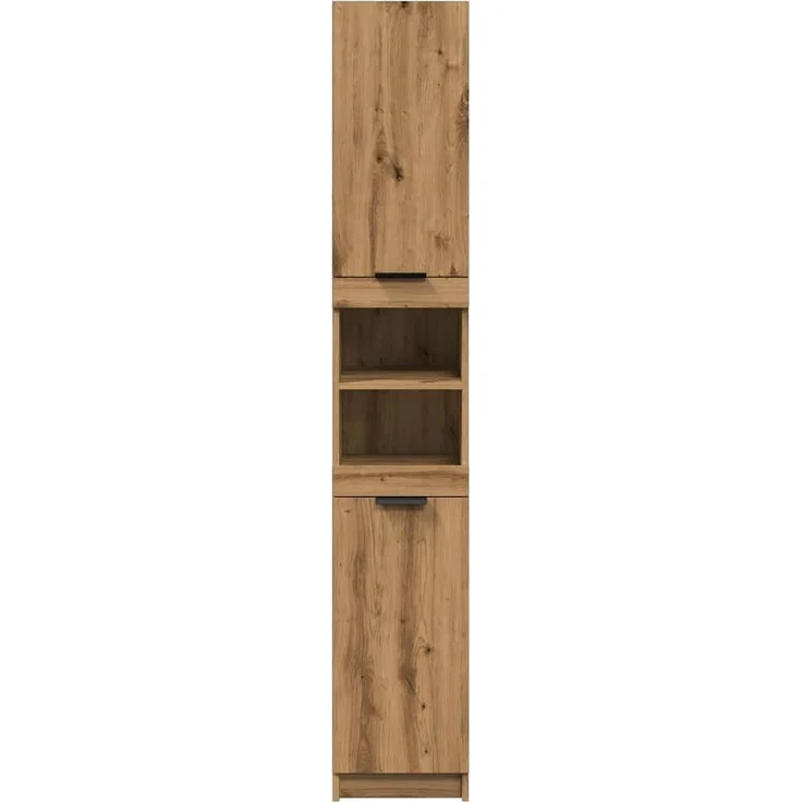 vidaXL Badschrank Artisan-Eiche 32x34x188,5 cm Holzwerkstoff 856944 – Bild 3
