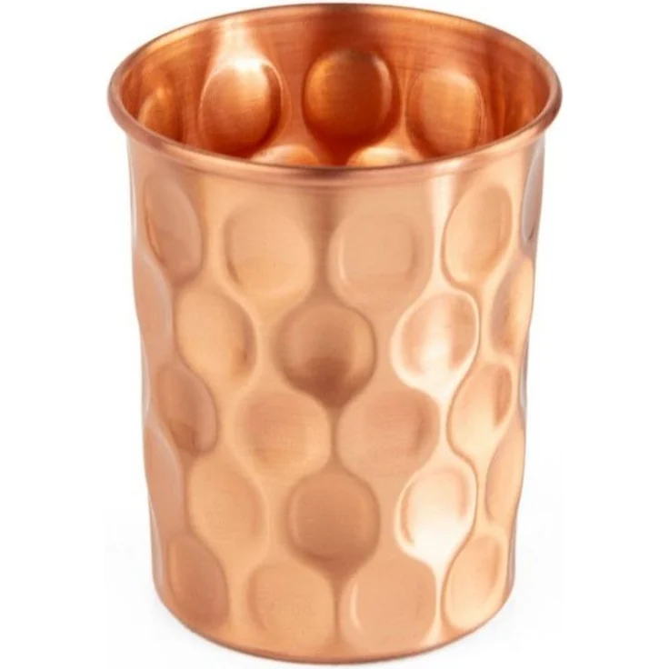 bodhi Becher Kupferbecher, 2er Set, 250 ml Gehämmert, Kupfer – Bild 2
