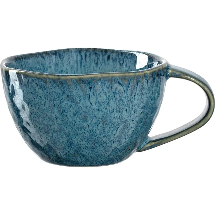 Leonardo Keramiktasse MATERA, Kaffeetasse, Becher, Tasse, Keramik, Blau, 180 ml, 018588