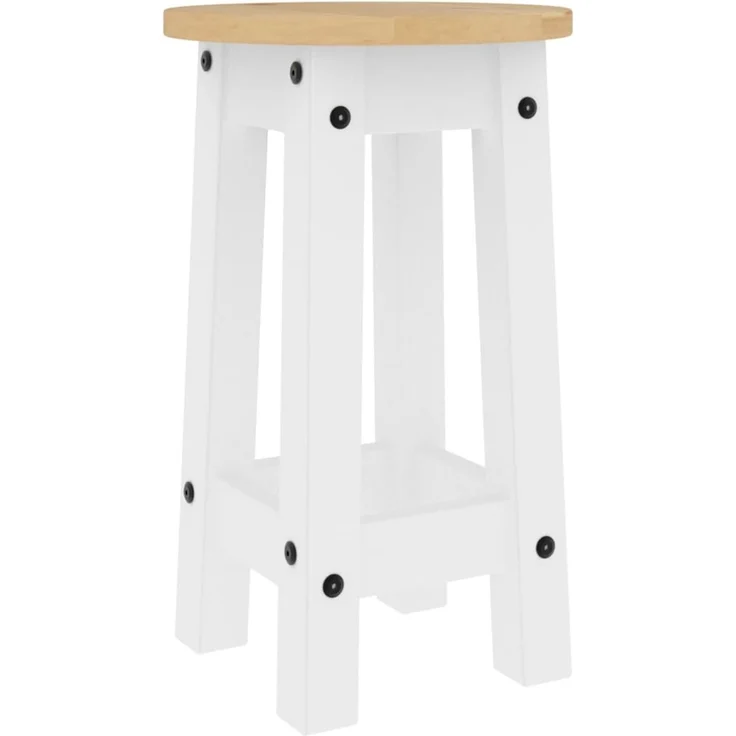 vidaXL 3-tlg. Bar-Set Weiß Massivholz Kiefer 4005698 – Bild 11