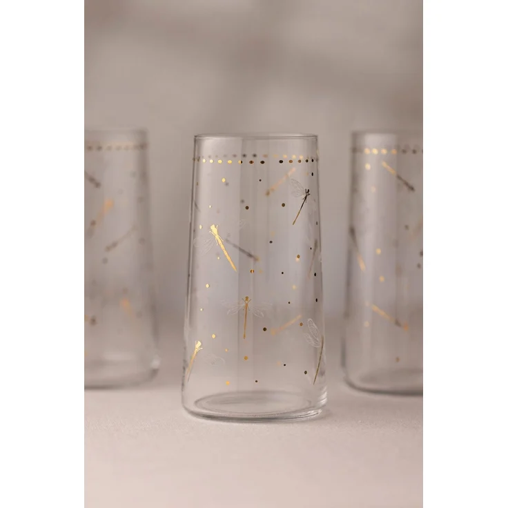 Hermia Concept 'Dragonfly 520' Gläser-Set (4-teilig), Transparent, 8 x 8 x 15 cm, 520 ml – Bild 2