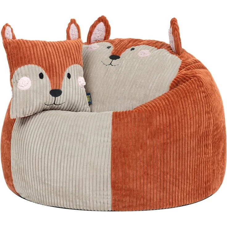 icon Sitzsack Kinder aus Cord Tierfreunde, Made in Germany, für Kinderzimmer – Bild 1