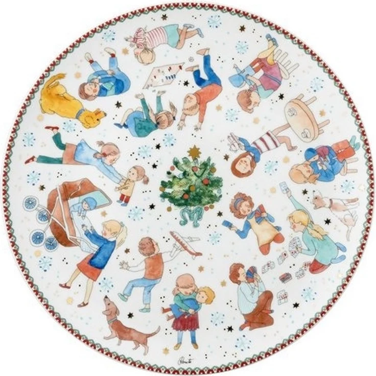 Hutschenreuther Teller Sammelkollektion 2025 Weihnachtsspiele Plätzchenteller 28cm – Bild 4
