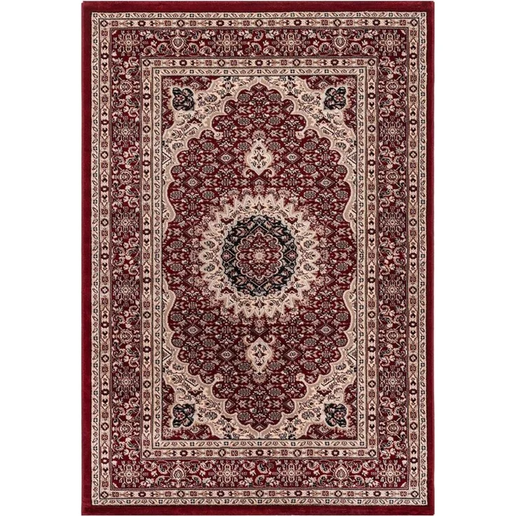 Vimoda Orientteppich Klassisch Orient Teppich Wohnzimmer Dunkel Rot Stil Ornament, Rechteckig, Höhe: 11 mm, Orient Läufer dicht gewebt in bester Qualität – Bild 1