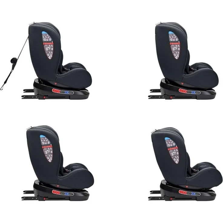 Kikkaboo Kindersitz i-Trip i-Size (40-150 cm) Gruppe 0+/1/2/3 verstellbar Isofix grau – Bild 6