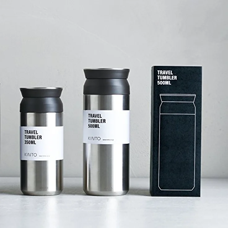 KINTO 20945 Reisebecher, 500 ml, türkis, doppelwandige Vakuumkonstruktion, Wärme- und Kältehaltung – Bild 3