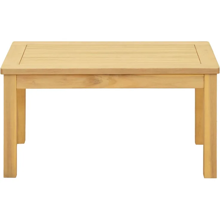 Couchtisch Sofatisch, Helles Akazienholz 70 x 40 x 36 cm Massivholz Akazie d277e