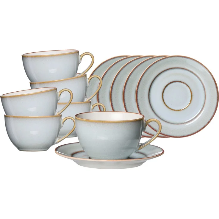 Ritzenhoff & Breker Portofino Kaffeetasse mit Untertasse 220 ml 6er Set – Bild 1