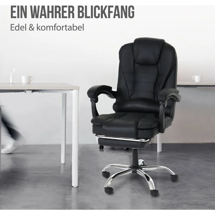 MCW Schreibtischstuhl MCW-M80-FSI, Integriertes Rückenlehnenkissen – Bild 3