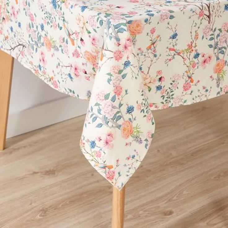 Belum Tischdecke mit Fleckenabweisend, Größe 180x200 cm, extraweich, Mehrfarbig, 100, Stoff 100% Bio-Baumwolle, Modell 0120-341 – Bild 3