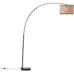 Brilliant Leuchten No. 93138-06 Bogenstandleuchte Wiley 1-flammig E27 Rattan