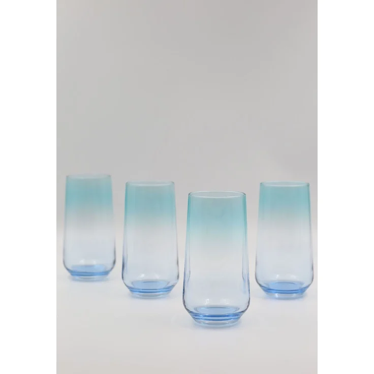 Hermia Concept 'Marsilya 470' Gläser-Set (4-teilig), Blau / Türkis, 7,8 x 7,8 x 14,8 cm, 470 ml – Bild 4