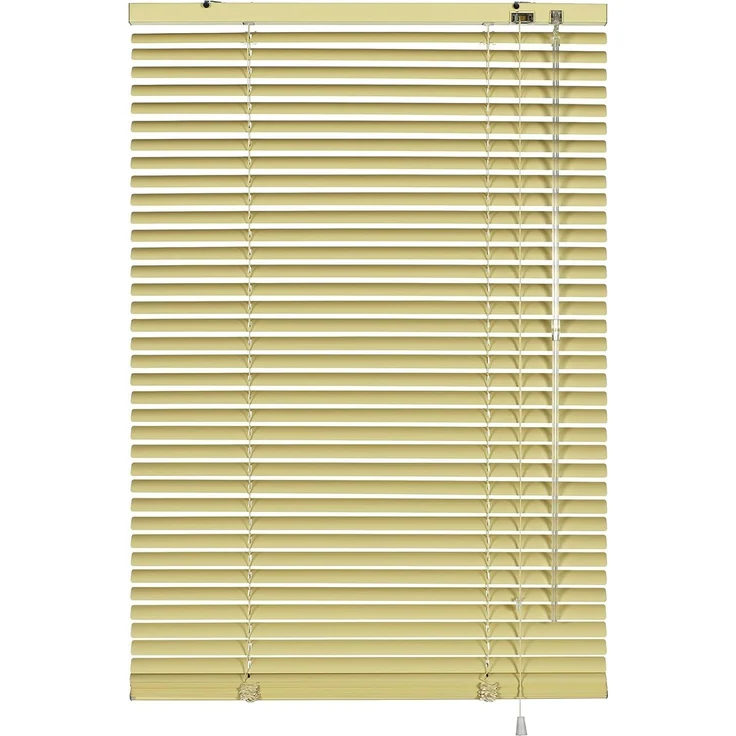 GARDINIA Alu-Jalousie, Sicht, 25 mm, Beige, 90x175 cm