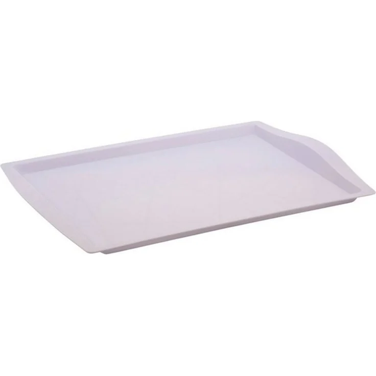 Engelland Tablett Serviertablett, Kunststoff, (Vorteils-Set, 1-tlg, L 46,5 x B 33 x H 3 cm), Moderne Verzierung, BPA-frei, rechteckig, Mehrweg, wiederverwendbar – Bild 4