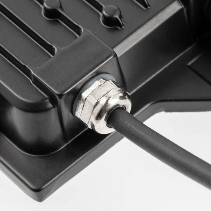 30w LED Außenbereich Strahler Leuchte IP65 in schwarz Eckig|Kaltweiß – Bild 3