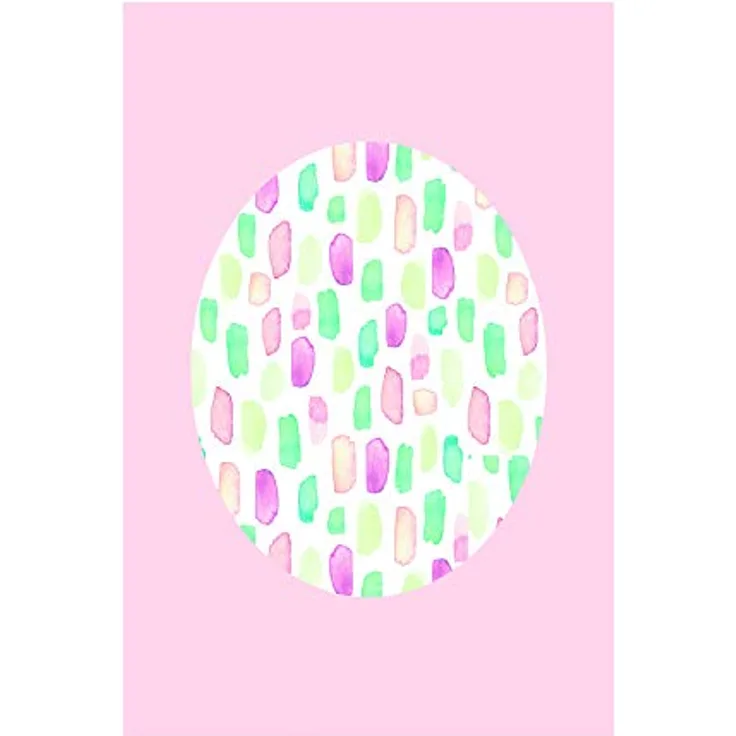 Komar Wandbild Shelly Patterns Rose, Premium-Poster 50x70 cm, seidenmatter Kunstdruck für Wohnzimmer und Schlafzimmer, ohne Rahmen
