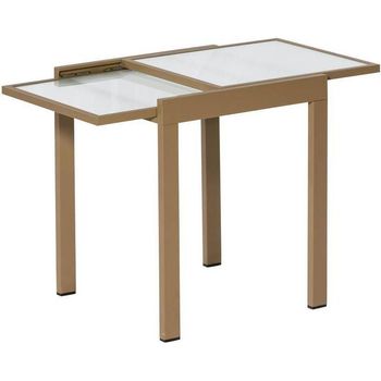 YOURSOL Balkontisch ausziehbar, 65 130 x 65 cm, Sandfarben, matte