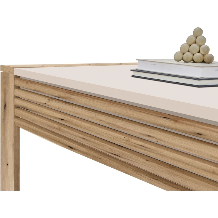 Couchtisch >Felipe< Schublade, Artisan Eiche Dekor, kaschmir - 108x42x60cm (BxHxT) – Bild 5
