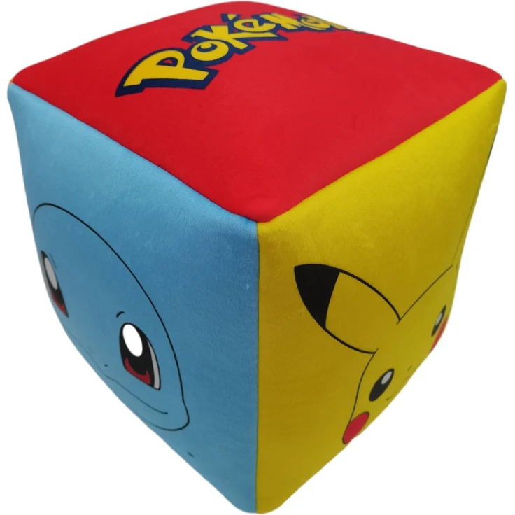 Pokémon Würfel-Kissen Kuschelkissen Perfektes Dekokissen für jedes Zimmer – Bild 4