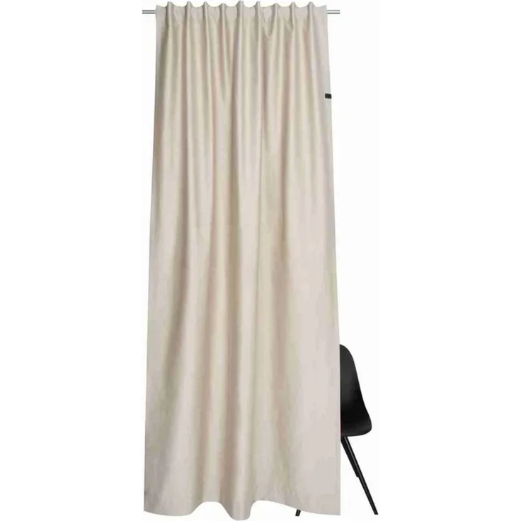 SCHÖNER WOHNEN-Kollektion Vorhang SOFT Blickdichter Schlaufenvorhang (1 St), Mischgewebe, 130 x 250 cm in Beige