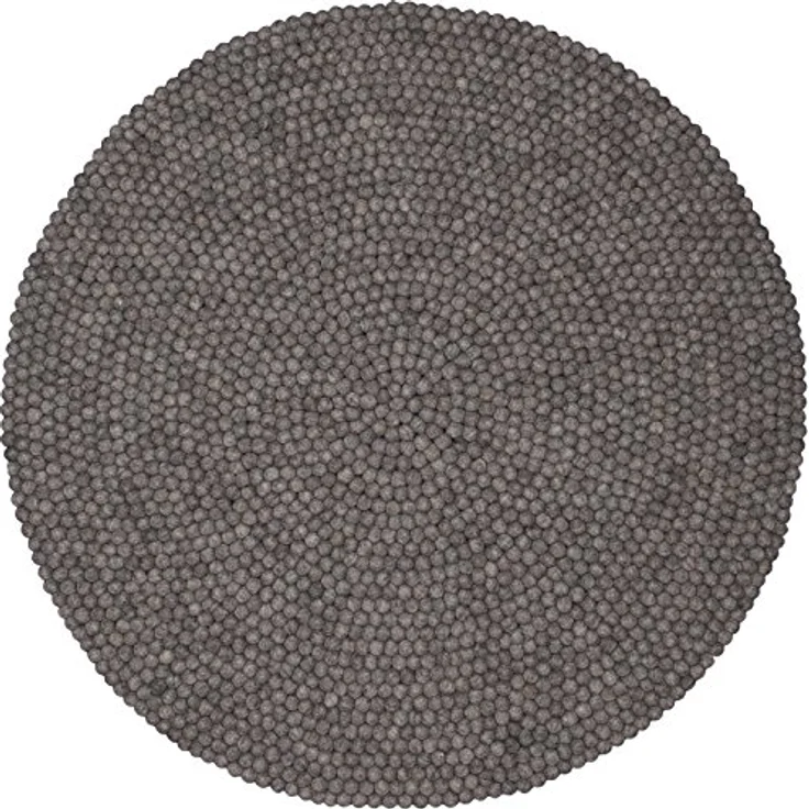 myfelt Wollteppich Carl Filzkugelteppich, 100% reine Schurwolle – Bild 2